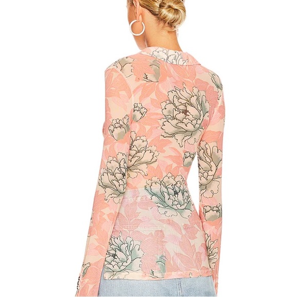 🆕Free People Semi-Sheer Blouse - Picture 4 of 14